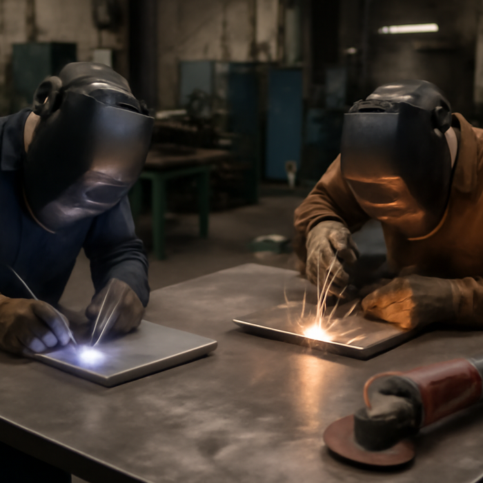 Comparing Beginner vs Expert TIG Welding Methods
