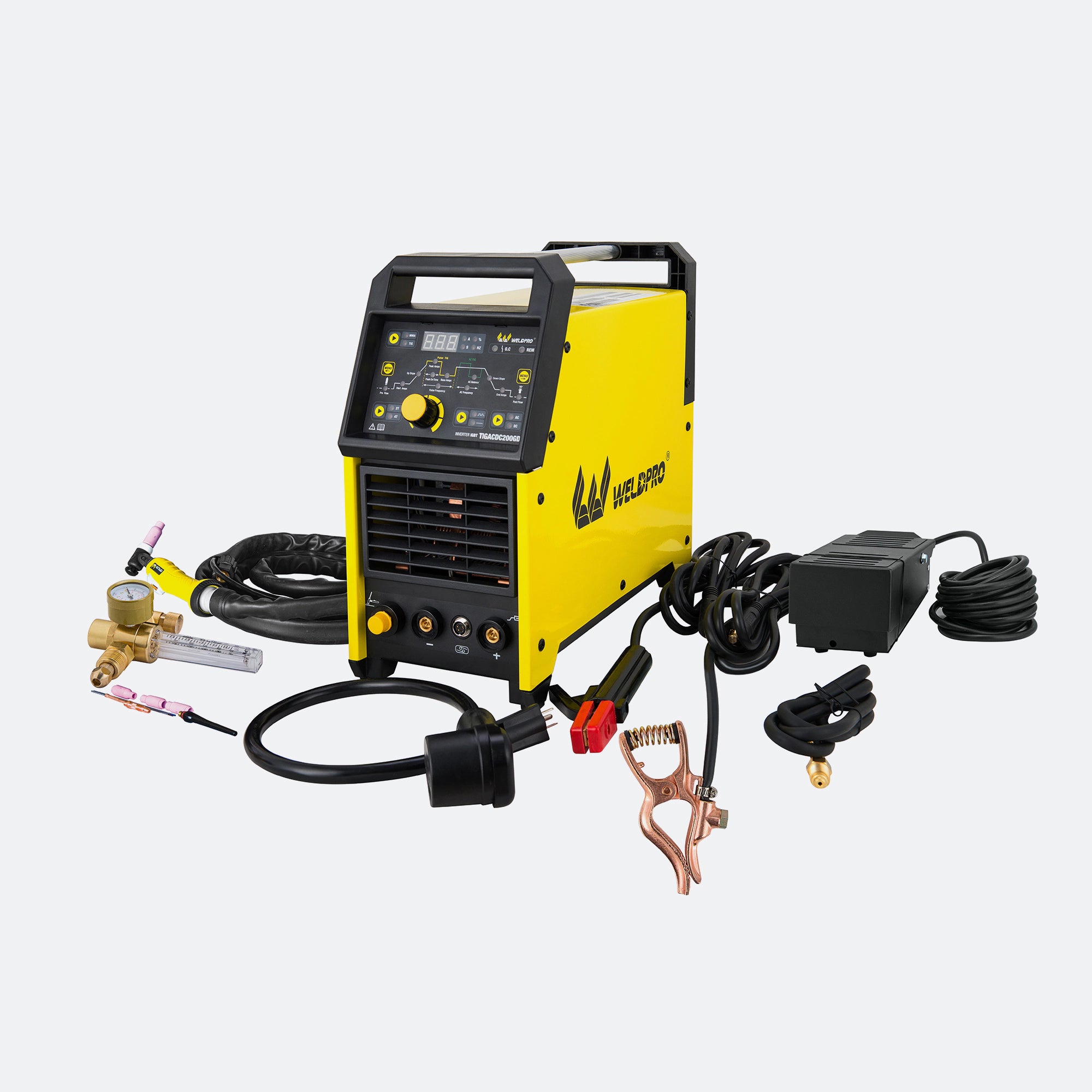 WeldPro_-_TIG_Welder_-_TIGACDC200GD_with_KT26_TIG_Torch_Item_Number_L12008_1